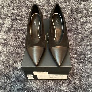 New RAG & BONE Beha leather stiletto pointy heels